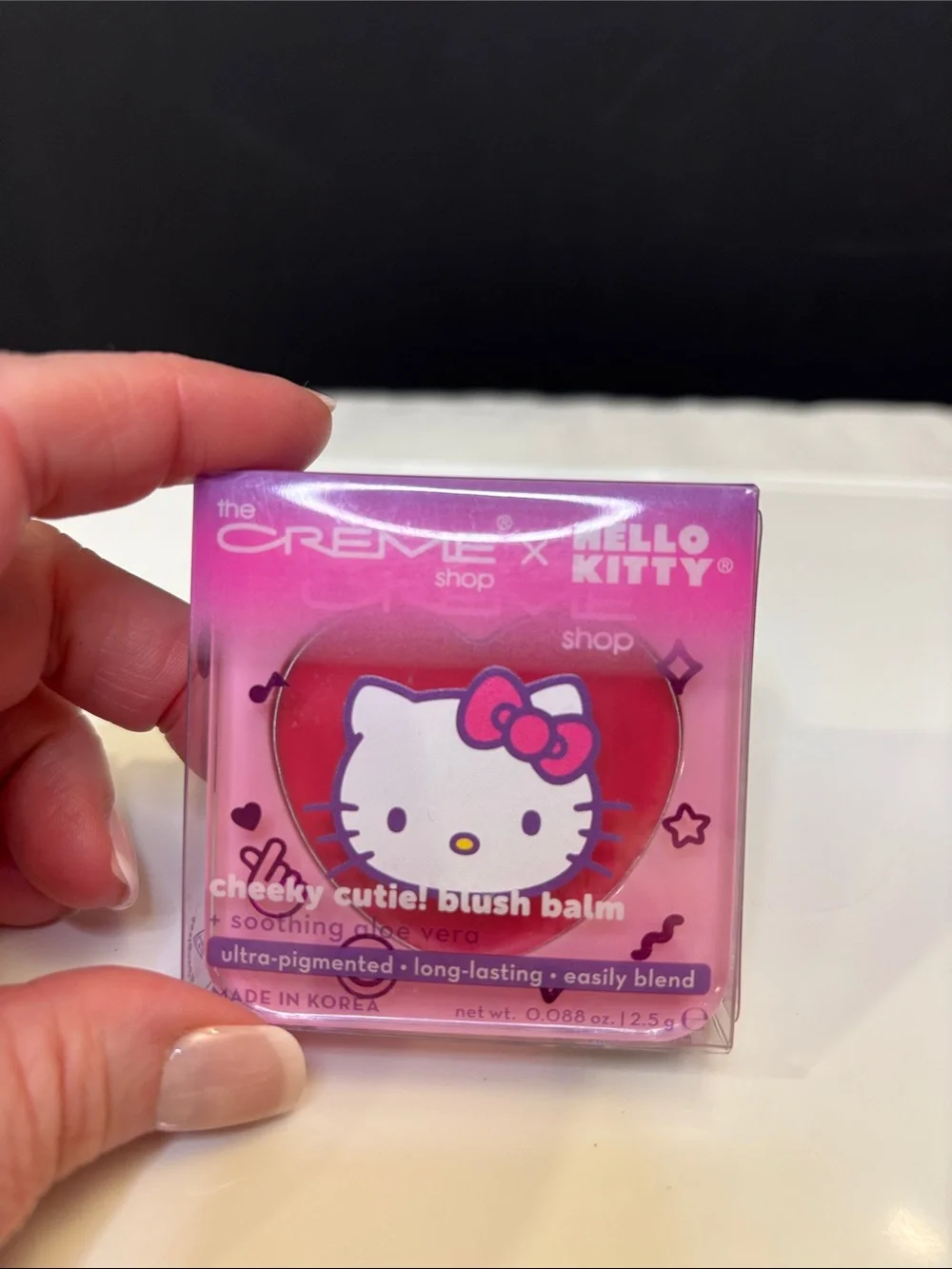 The Crème Shop x Hello Kitty Cheeky Cutie! Blush Balm - cheeky pinky
